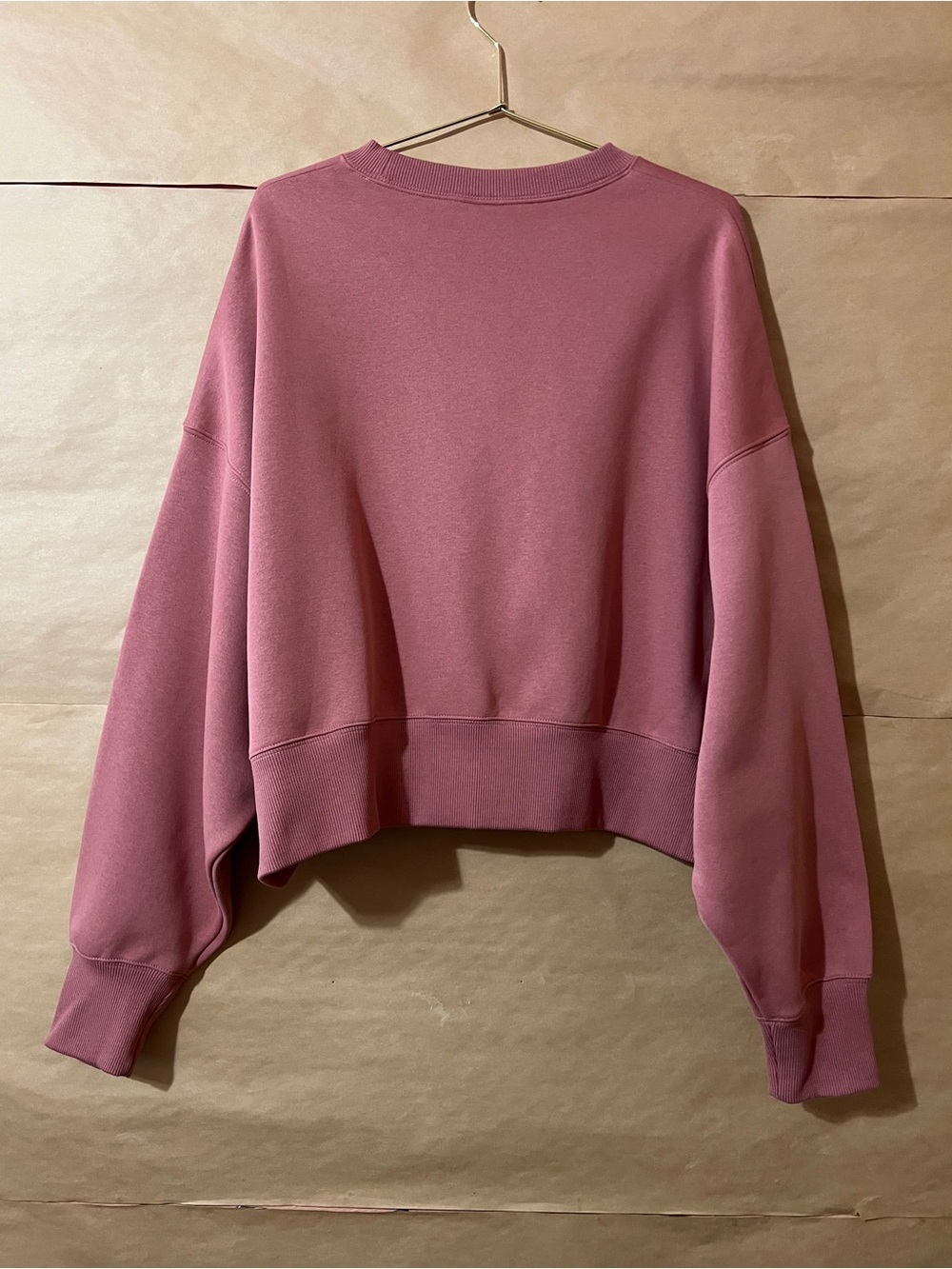 Nike NWT Phoenix Fleece Oversized Crewneck Logo Spell-Out Sweatshirt Size S - Picture 9 of 12